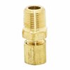 Thrifco Plumbing #68 3/16 Inch x 1/4 Inch Lead-Free Brass Compression MIP Adapte 6968003